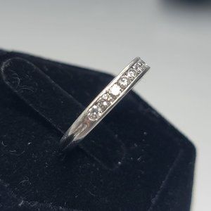 Tiffany & Co Platinum Channel Set Diamond Band .33 ctw
